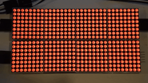 32x16 MAX7219 Matrix Demo