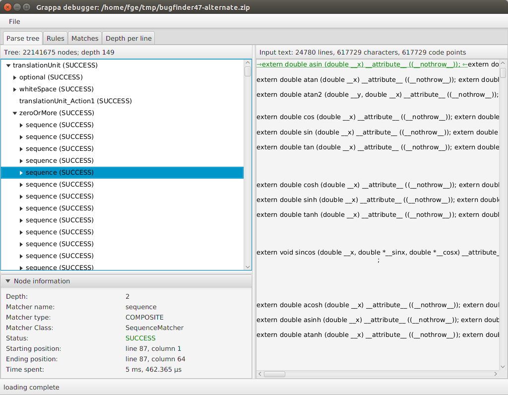 Parse tree