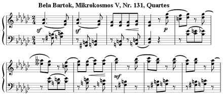 Mikrokosmos example that has double-flats