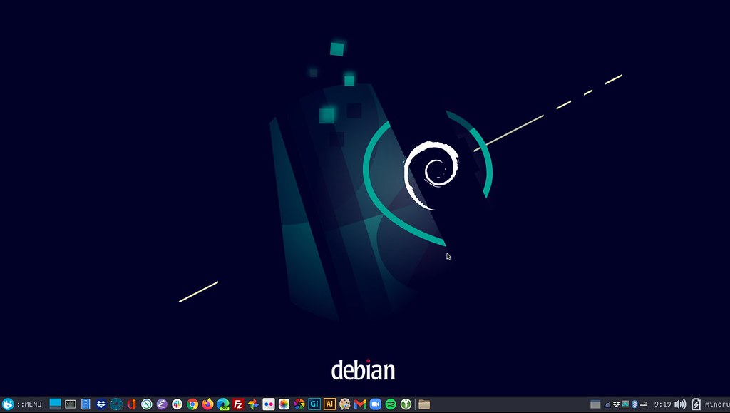 Debian11 xfce4 desktop