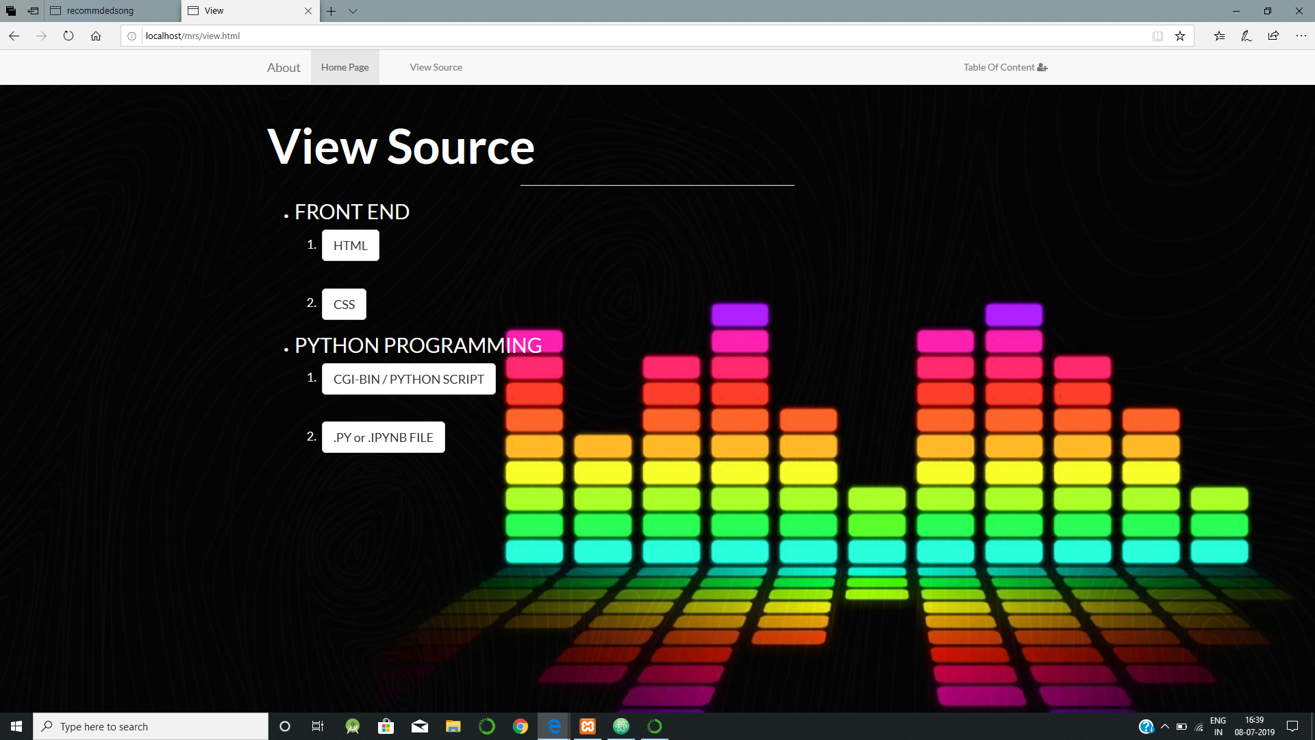 VIEWSOURCE PAGE