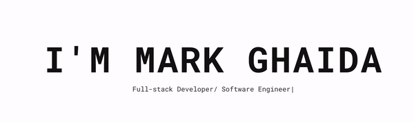 Mark's GitHub Banner
