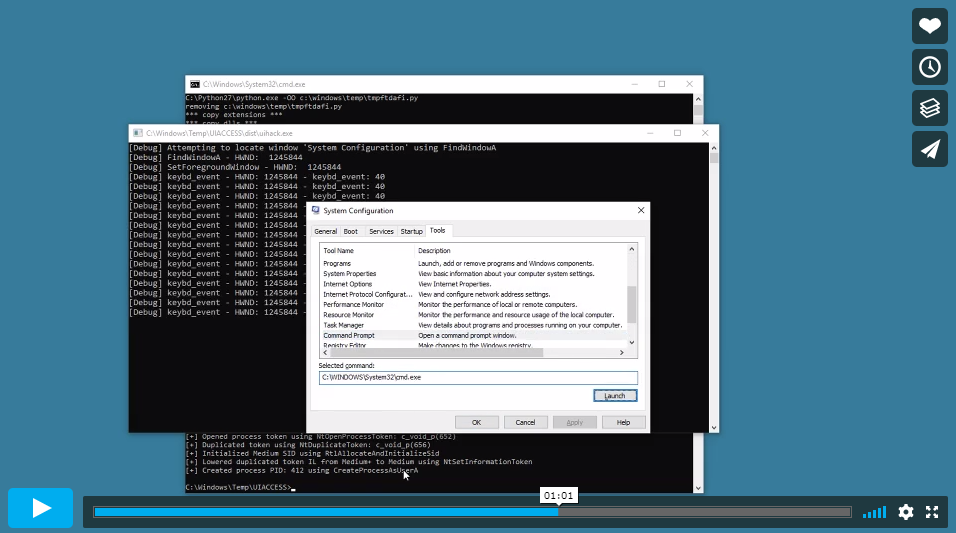 Msconfig demo video