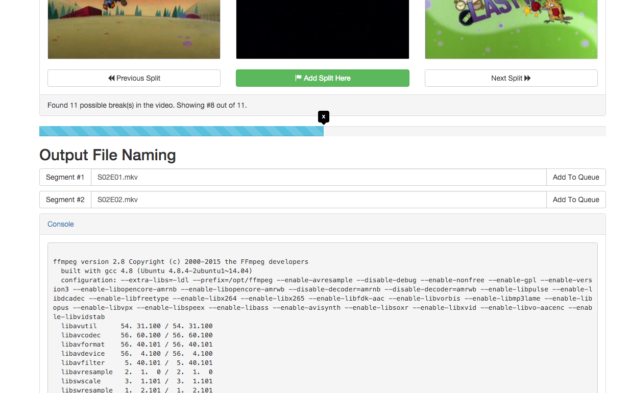 Spliting Interface With Splits