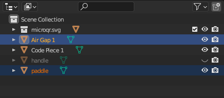 Air gap and paddle selected