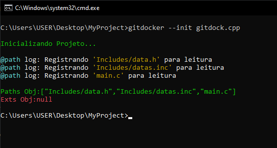 Strings de 3 Logs do comando path no CMD