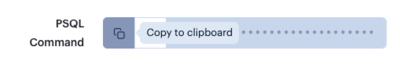 psql command link from render page