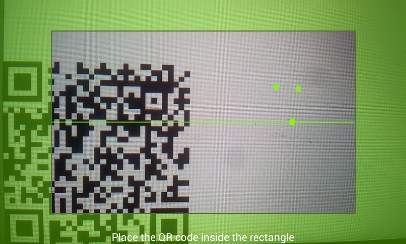 Scanning QR code