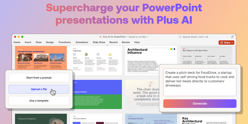 Plus AI for PowerPoint