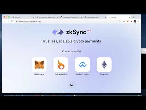 watch zksync payment setup video