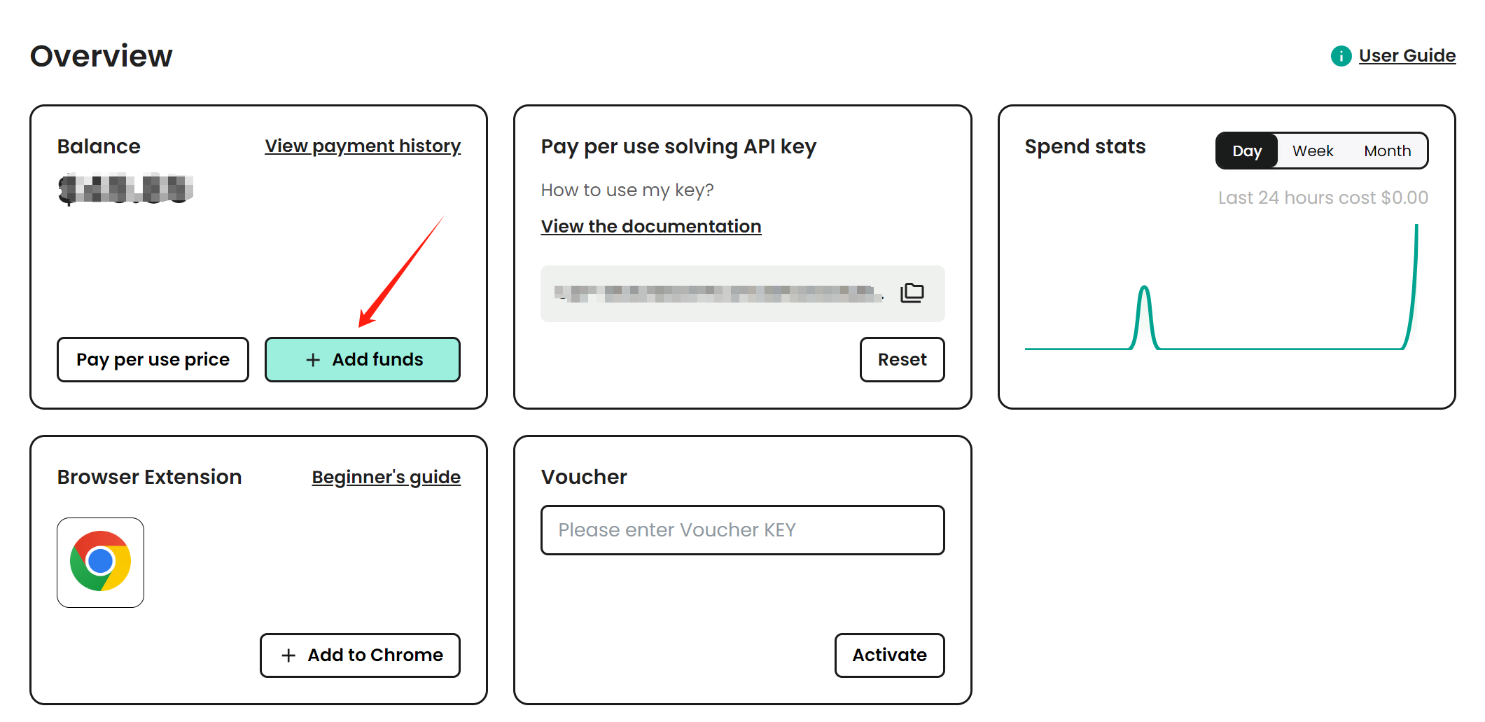 Add Funds CapSolver