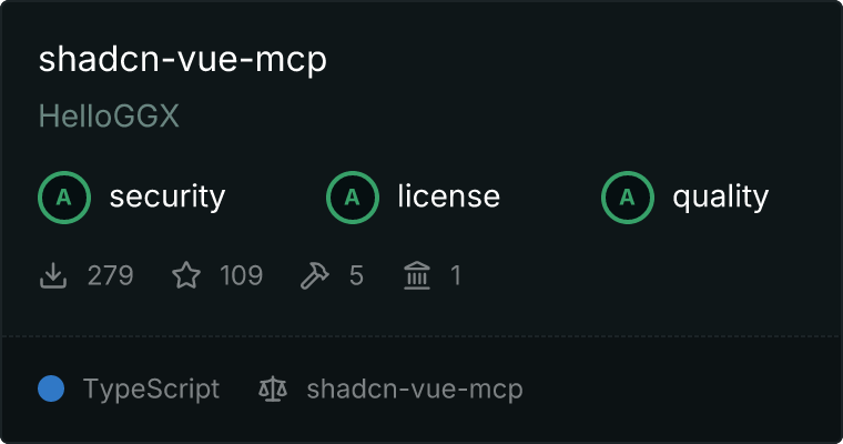 shadcn-vue-mcp MCP server