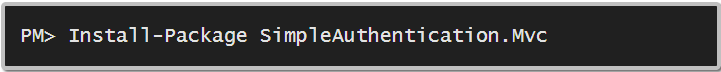 Install-Package SimpleAuthentication.Mvc