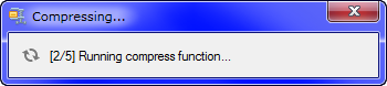 File compress dialog