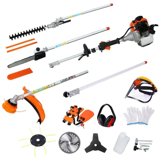 10-piece-33cc-2-cycle-garden-tool-set-with-gas-pole-saw-hedge-trimmer-grass-trimmer-brush-cutter-epa-1
