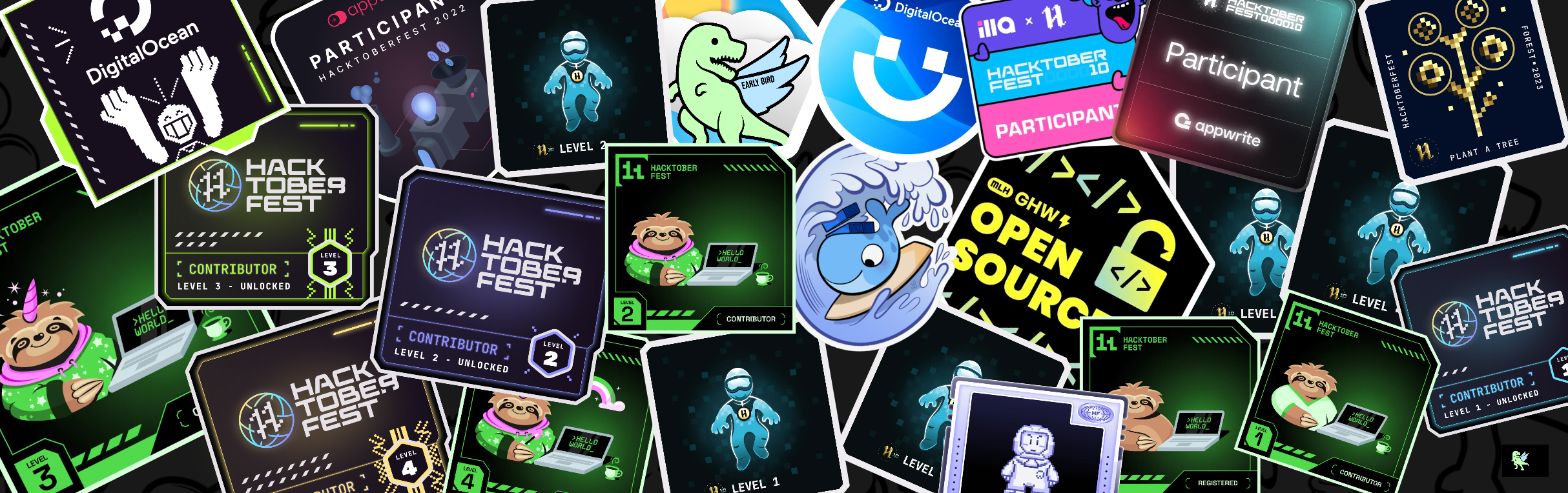 An image of @yyppsk's Holopin badges, which is a link to view their full Holopin profile