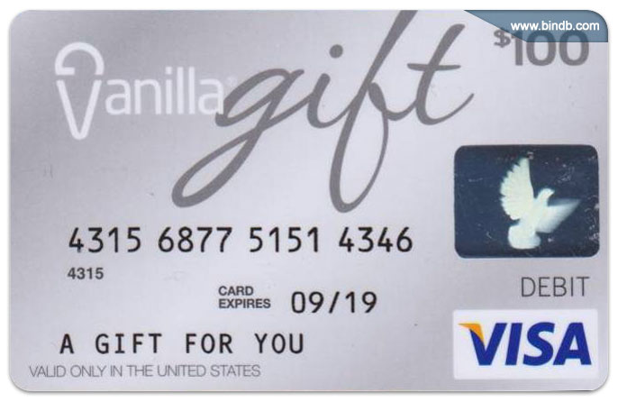 VANILLA GIFT CARD