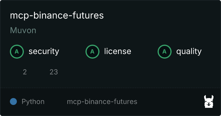 mcp-binance-futures MCP server