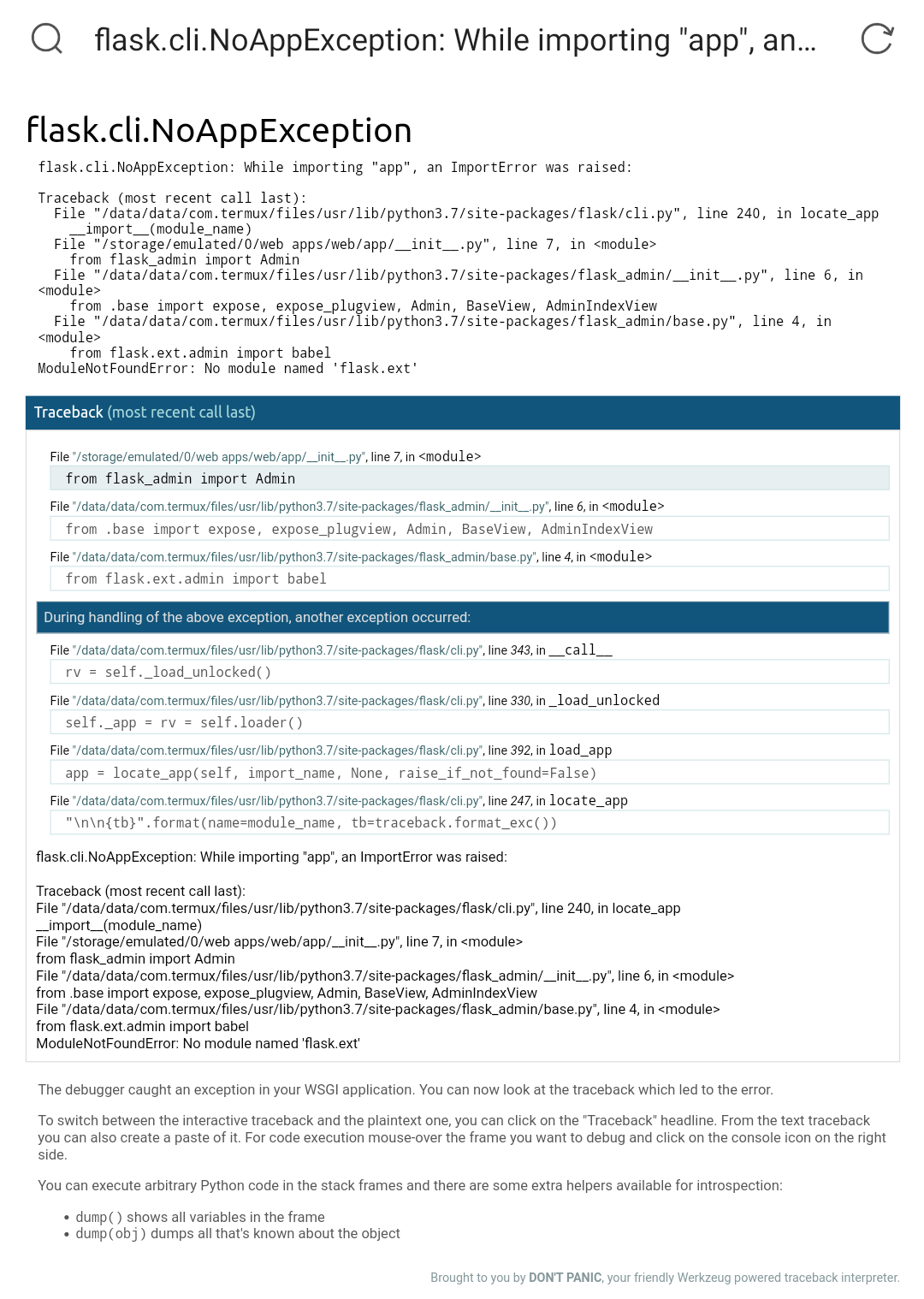 Can't import Admin · Issue #1920 · pallets-eco/flask-admin · GitHub