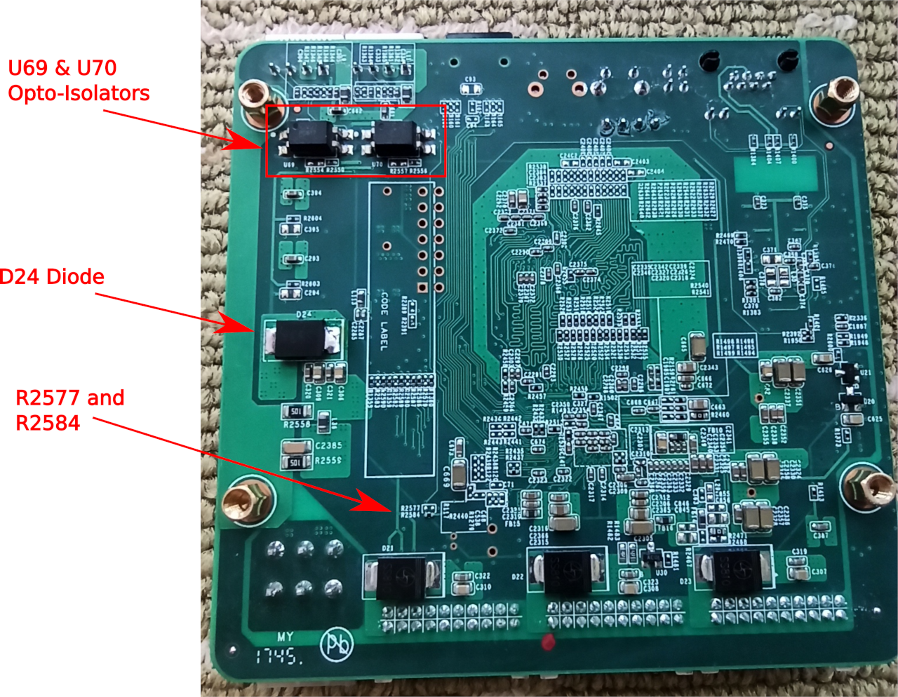 Underside components