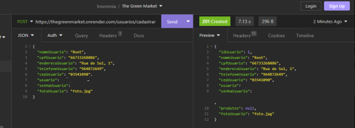GitHub - EricaArj/The_Green_Market: Projeto ecomerce BackEnd criado com ...