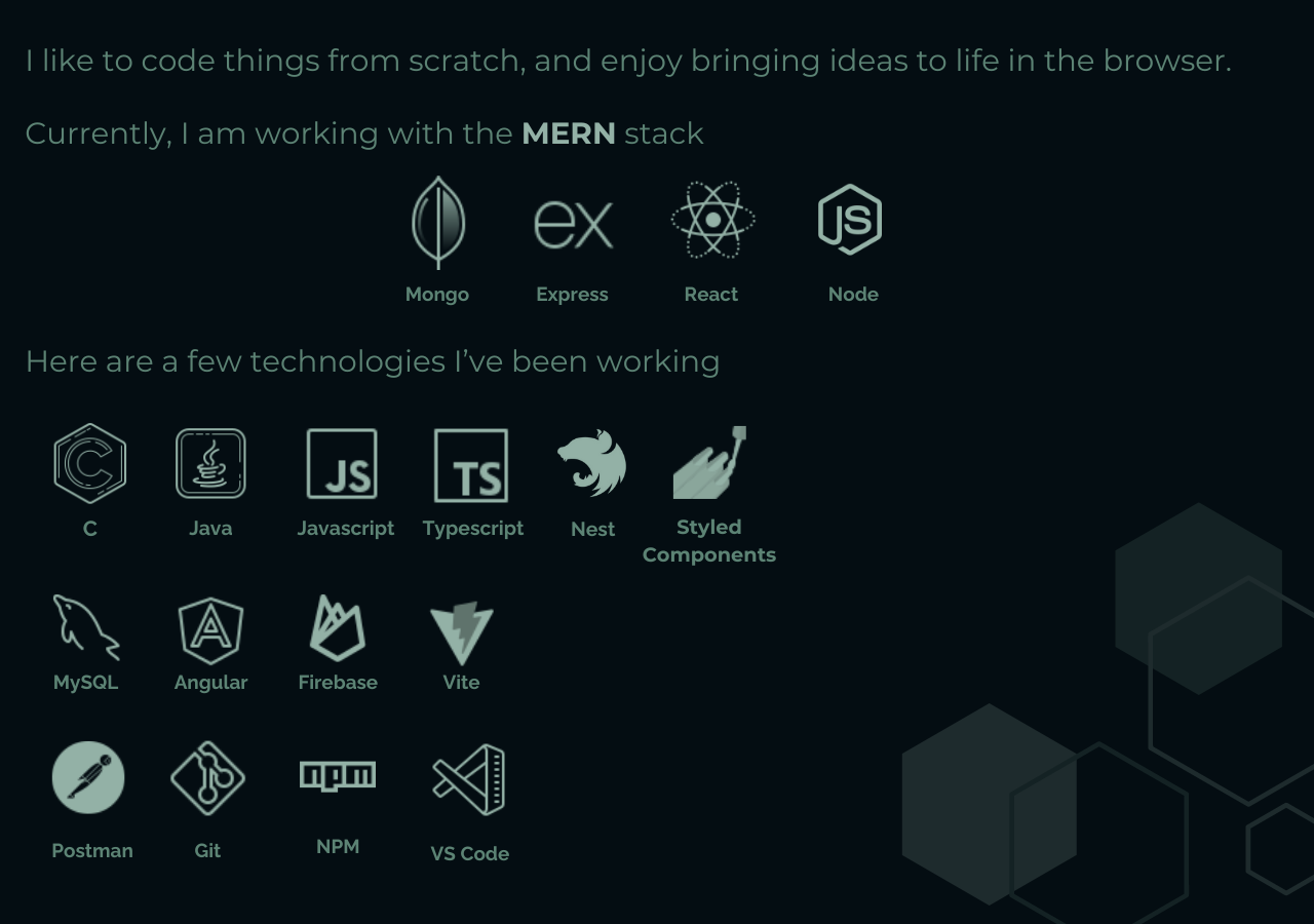 summary stack tech page