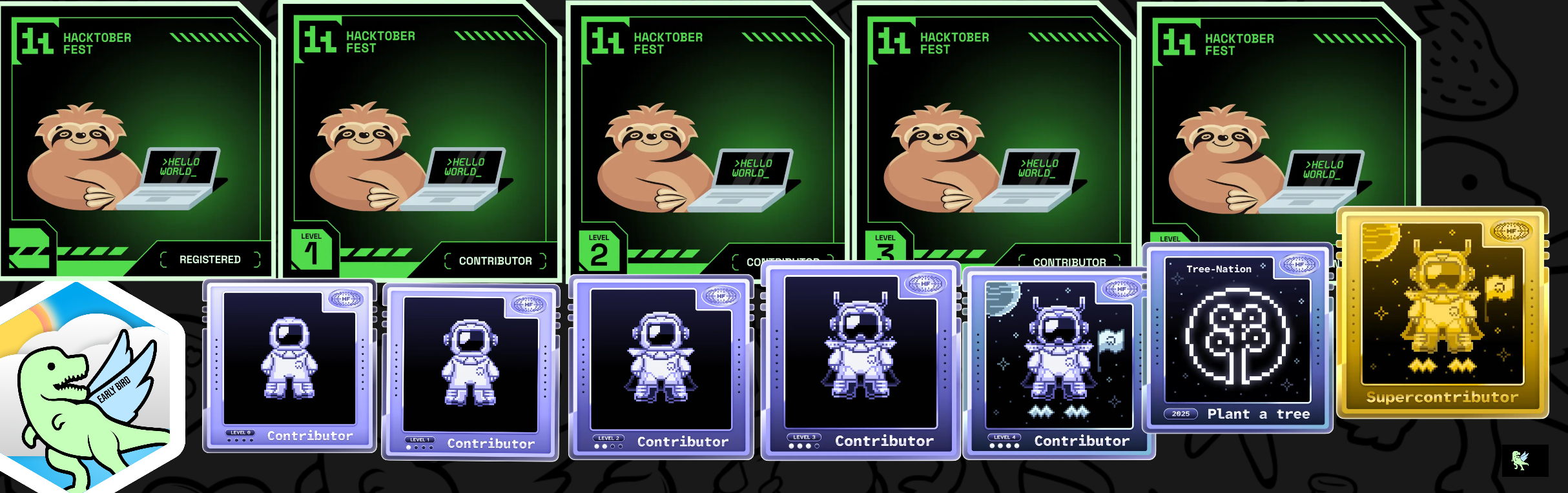 An image of @adiii01code's Holopin badges, which is a link to view their full Holopin profile