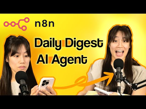 Build an AI assistant to automate your morning digest (free n8n AI Agent template)