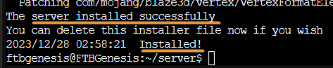 ftbgenesisinstallcompeted