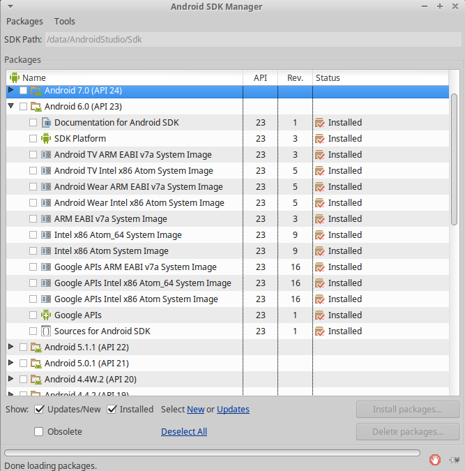 SDK Manager