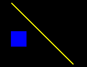 How to do a collision detection between line and rectangle in pygame?