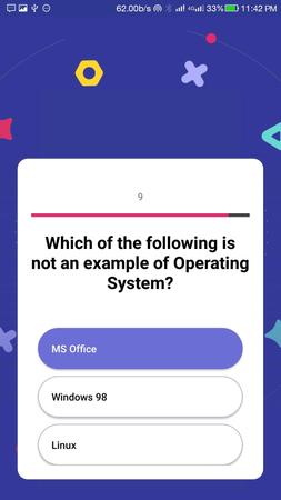 Question Screen