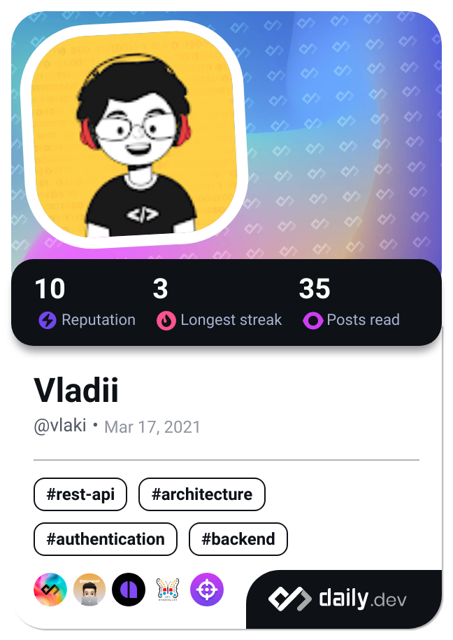 Vladii's Dev Card