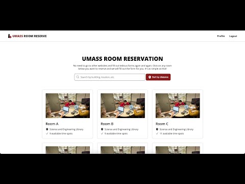 UMass Room Reserve