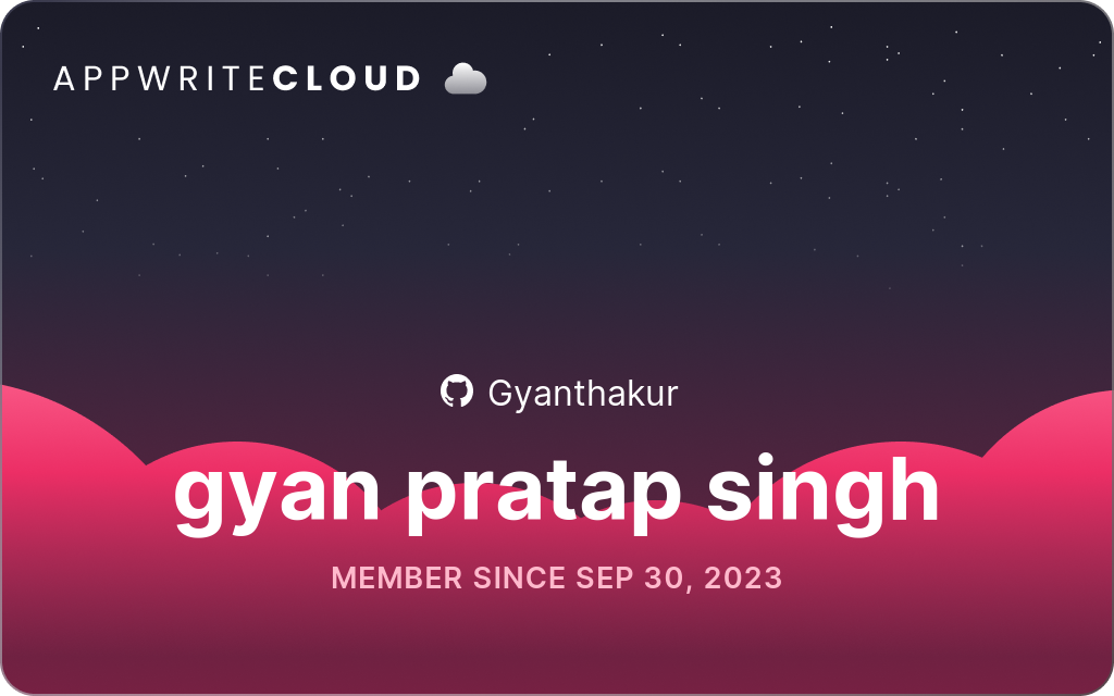 Gyanthakur's appWrite | Stash
