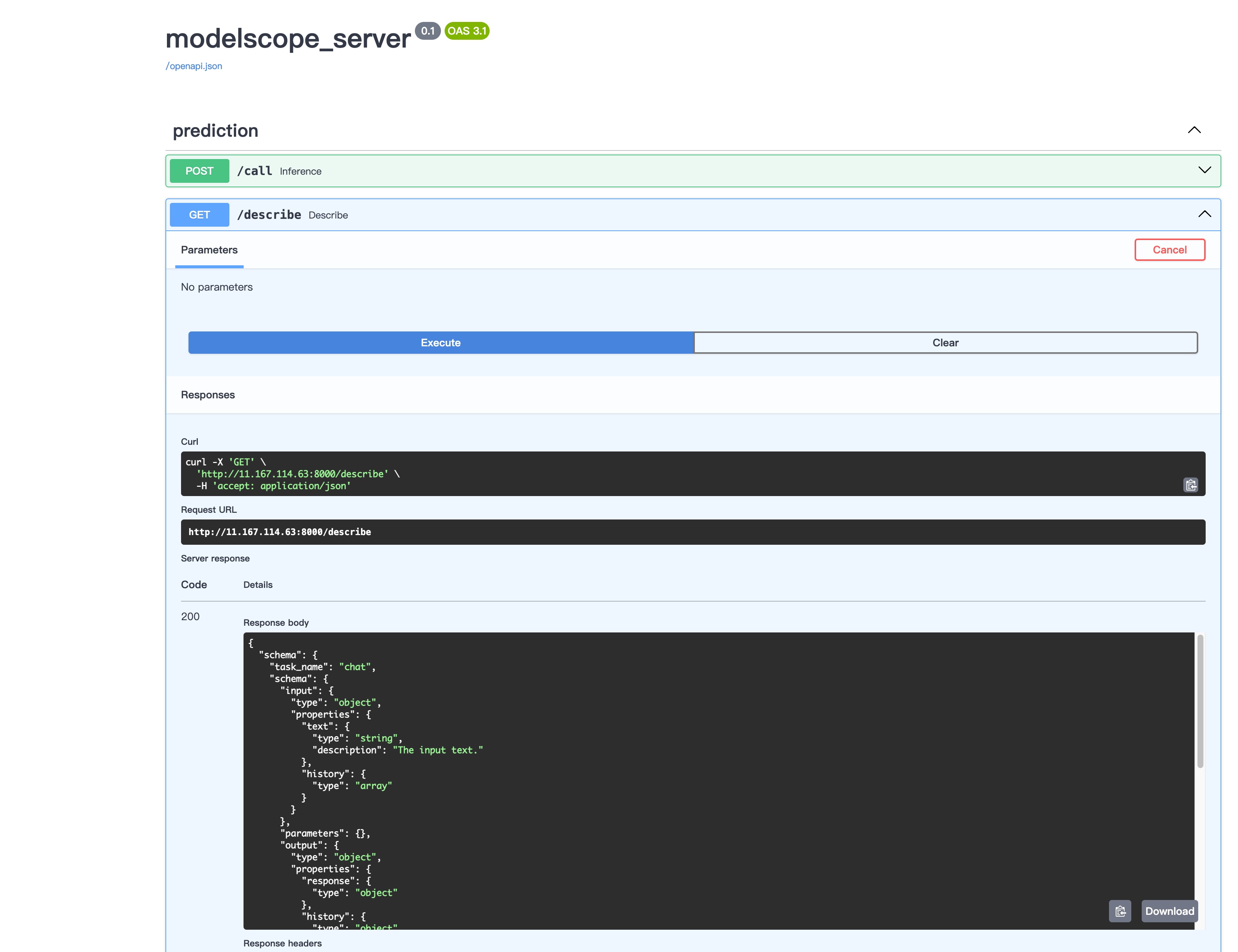 modelscope/docs/source/server.md at master · modelscope/modelscope · GitHub