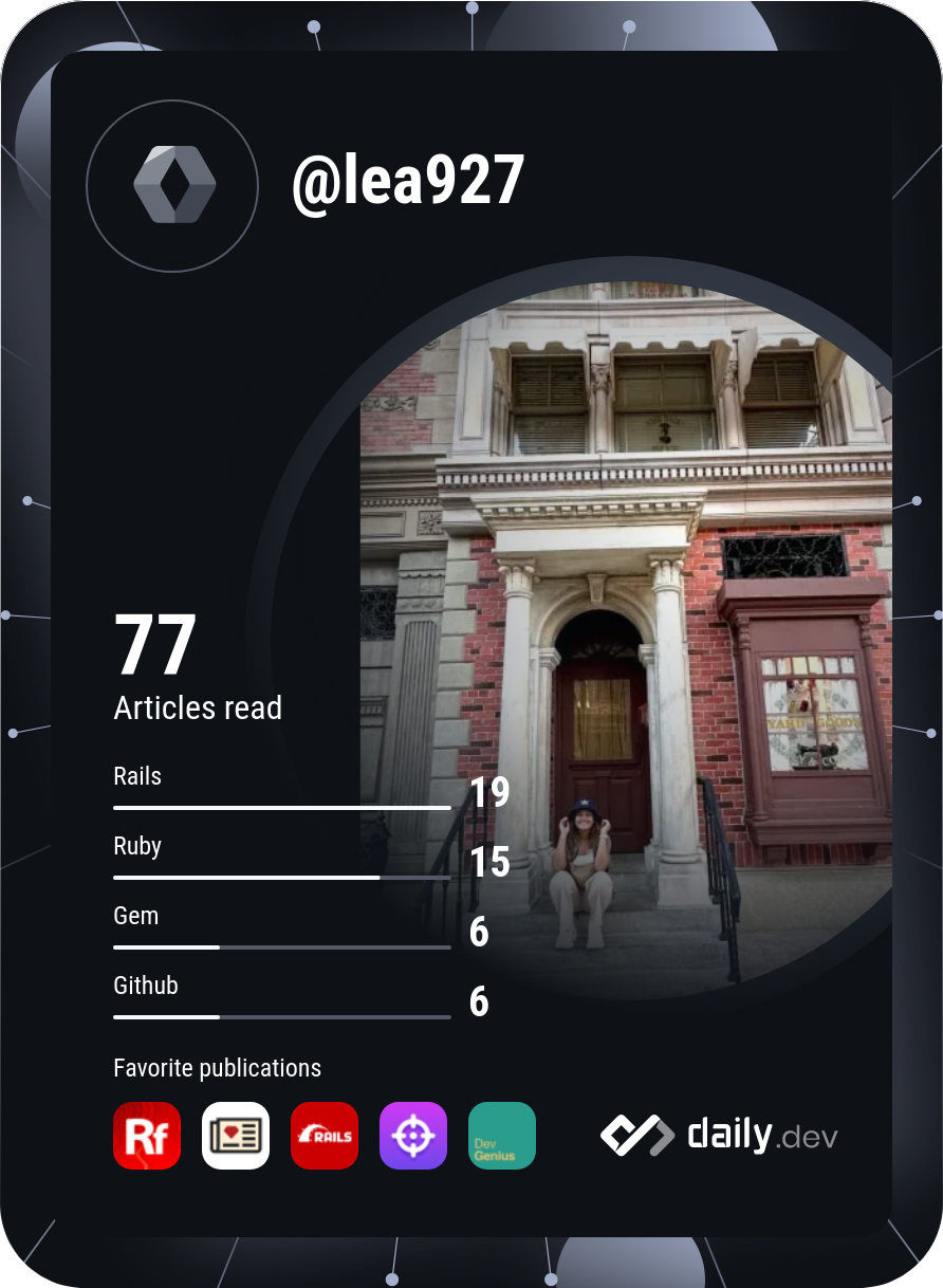 Lea Tiñoso's Dev Card