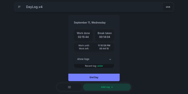 BreakLog Dashboard