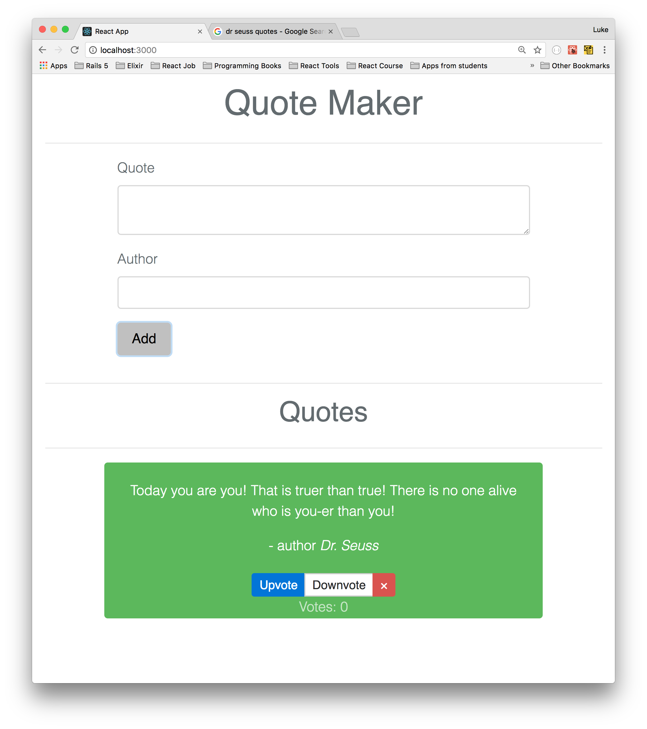 quote app example