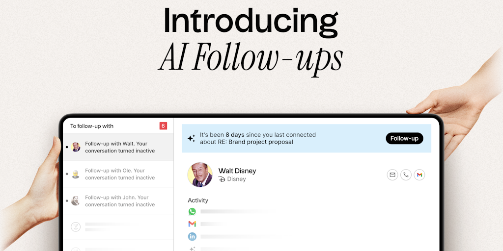 AI Follow-ups by folk