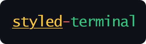 styled-terminal logo