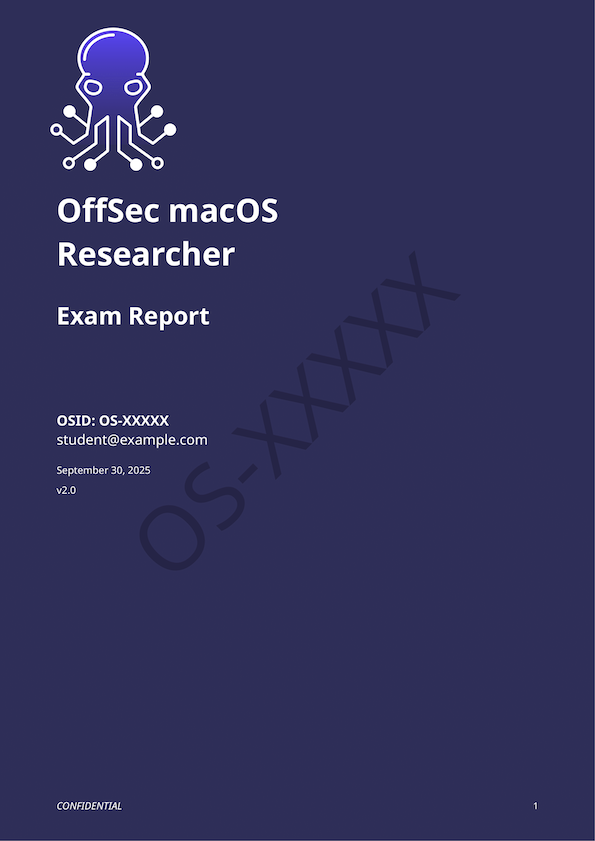 OffSec OSMR Exam Report