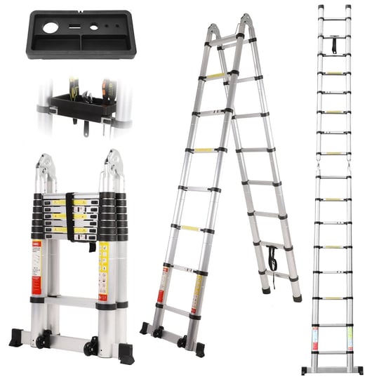 dajianglx-16-5ft-telescoping-a-frame-ladder-with-tool-tray-2-in-1-extension-ladder-multi-purpose-alu-1