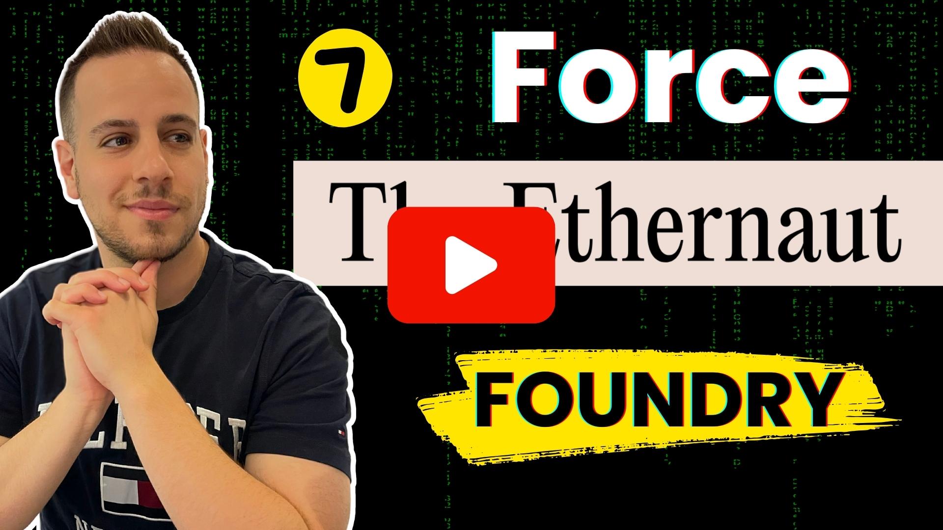 Ethernaut Force Foundry Solution Walkthrough Video