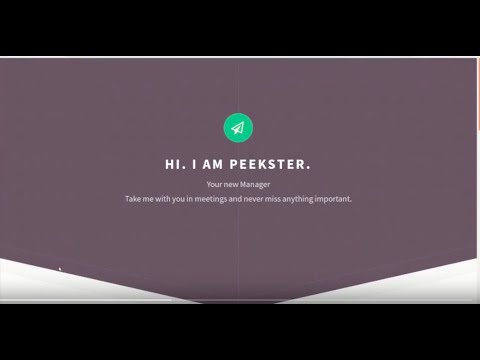 Peekster Demo