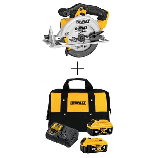 dewalt-dcs391bw246ck-20v-max-cordless-6-1-2-in-circular-saw-1-20v-6-0ah-and-1-20v-4-0ah-batteries-an-1