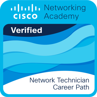 Cisco Network Technician Career Path Badge