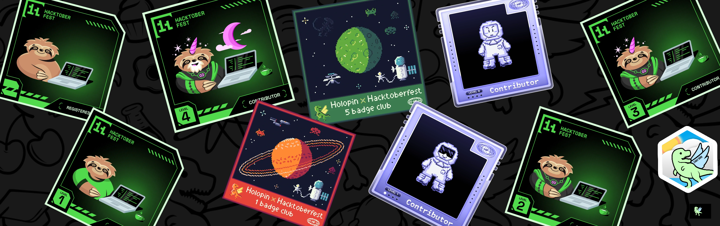 An image of @varunshiyam's Holopin badges, which is a link to view their full Holopin profile