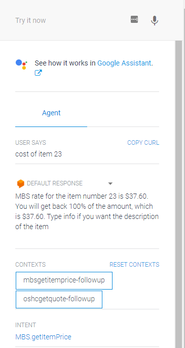 mbs item response from dflow