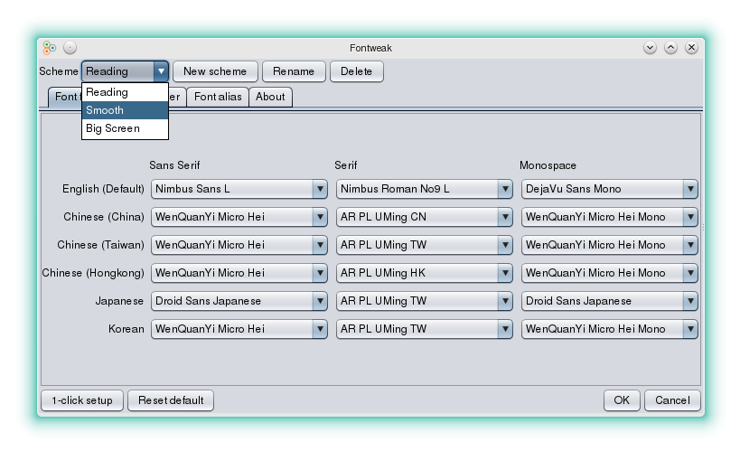 Scheme management